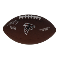 Michael Vick Signed Falcons Logo Football (Schwartz) at PristineAuction.com