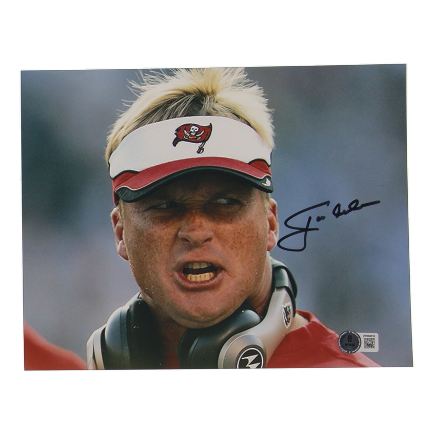 Jon Gruden Signed Buccaneers 8x10 Photo (Beckett) at PristineAuction.com Jon Gruden Signed Buccaneers 8x10 Photo (Beckett) at PristineAuction.com