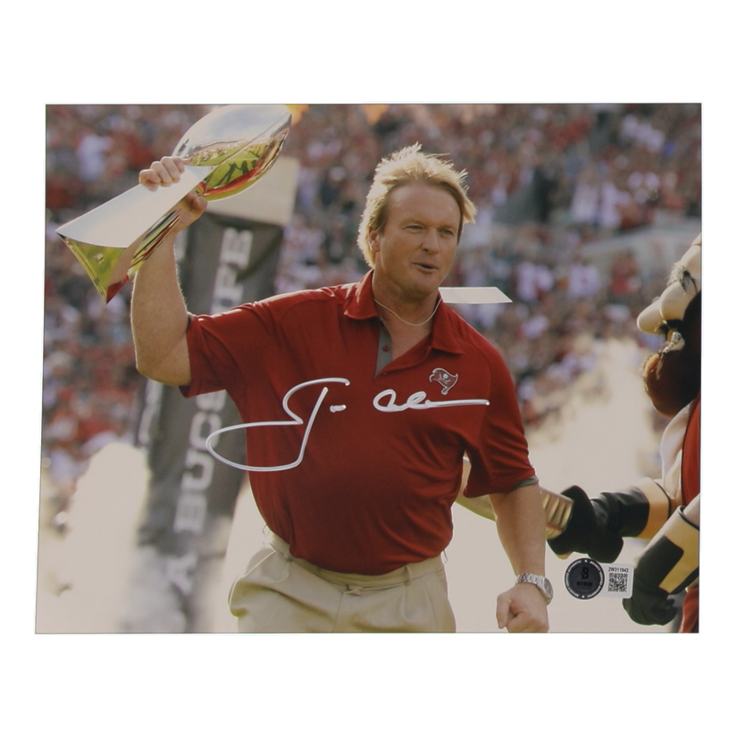 Jon Gruden Signed Buccaneers 8x10 Photo (Beckett) at PristineAuction.com Jon Gruden Signed Buccaneers 8x10 Photo (Beckett) at PristineAuction.com