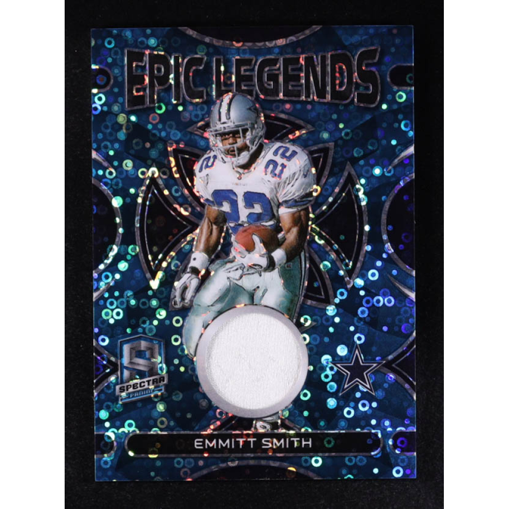 Emmitt Smith 2023 Panini Spectra Epic Legends Materials Neon Blue #19 #35/60 at PristineAuction.com