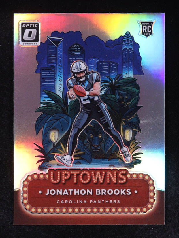 Jonathon Brooks 2024 Panini Optic Uptowns #13 RC at PristineAuction.com Jonathon Brooks 2024 Panini Optic Uptowns #13 RC at PristineAuction.com