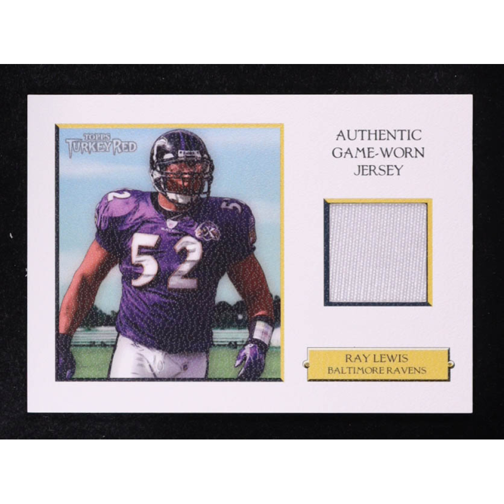Ray Lewis 2006 Topps Turkey Red Relics White #RL #047/199 at PristineAuction.com