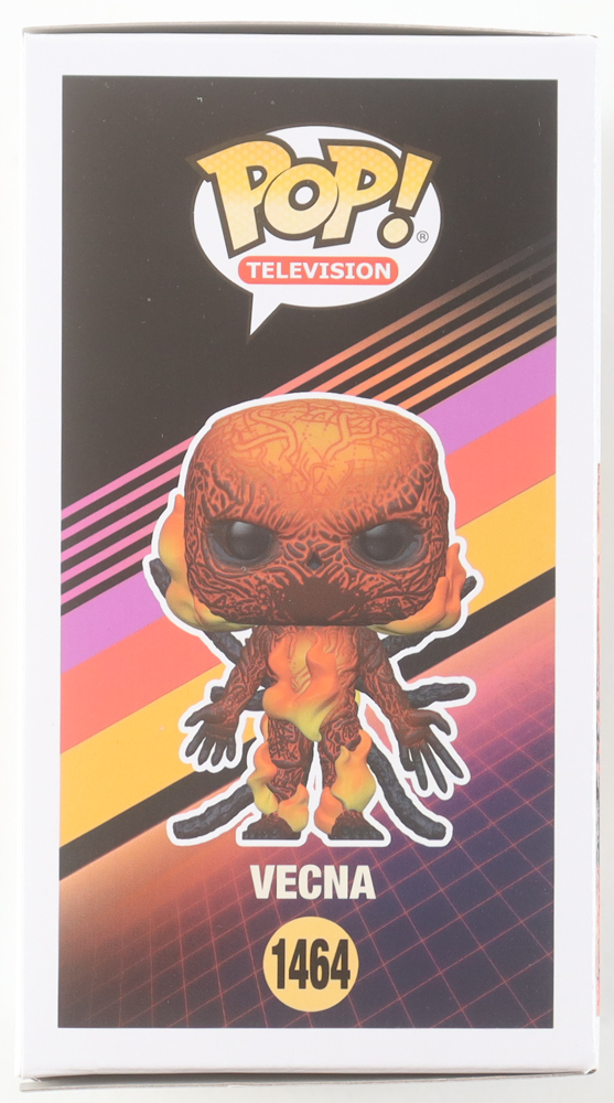 Jamie Campbell Bower Signed "Stranger Things" #1464 Vecna Funko Pop! Vinyl Figure Inscribed "Vecna" (Beckett) at PristineAuction.com Jamie Campbell Bower Signed "Stranger Things" #1464 Vecna Funko Pop! Vinyl Figure Inscribed "Vecna" (Beckett) at PristineAuction.com