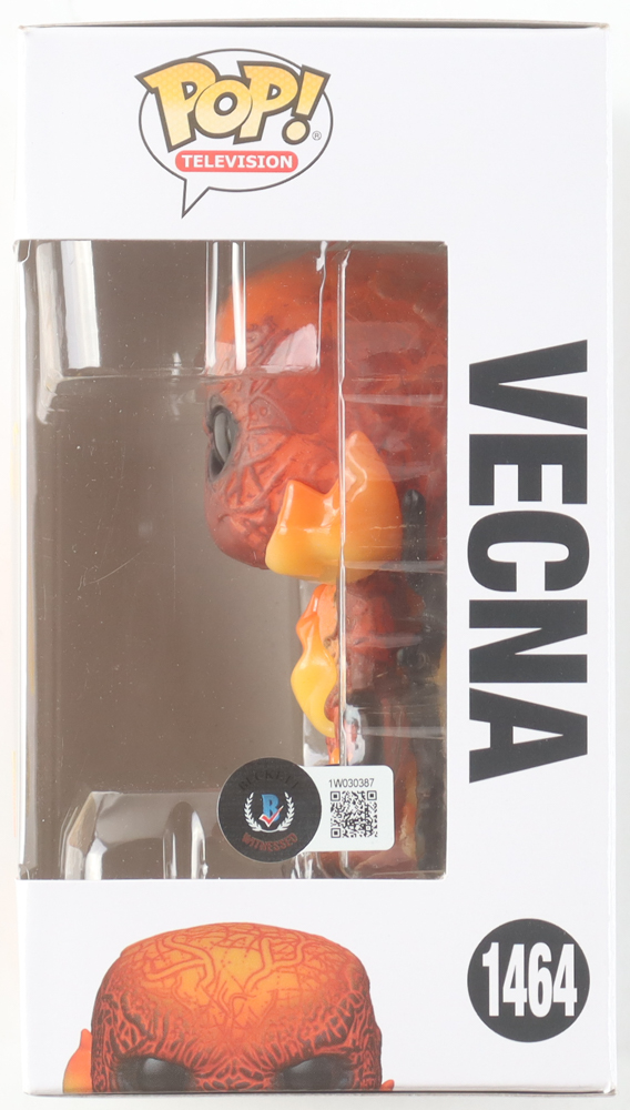 Jamie Campbell Bower Signed "Stranger Things" #1464 Vecna Funko Pop! Vinyl Figure Inscribed "Vecna" (Beckett) at PristineAuction.com Jamie Campbell Bower Signed "Stranger Things" #1464 Vecna Funko Pop! Vinyl Figure Inscribed "Vecna" (Beckett) at PristineAuction.com