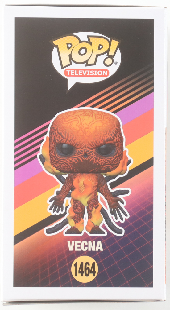 Jamie Campbell Bower Signed "Stranger Things" #1464 Vecna Funko Pop! Vinyl Figure Inscribed "Vecna" (Beckett) at PristineAuction.com Jamie Campbell Bower Signed "Stranger Things" #1464 Vecna Funko Pop! Vinyl Figure Inscribed "Vecna" (Beckett) at PristineAuction.com