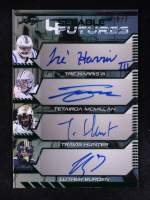 2024 Leaf 4Seeable Futures Autographs #4SF-6 RC #6/7 Tre Harris III / Tetairoa McMillan / Travis Hunter / Luther Burden at PristineAuction.com
