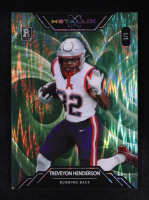 TreVeyon Henderson 2024 Wild Card Metallix Emerald Shock #WMFTH #1/1 RC at PristineAuction.com