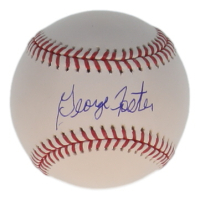 George Foster Signed OML Baseball (Schwartz) at PristineAuction.com