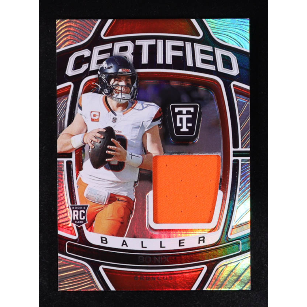 Bo Nix 2024 Totally Certified Certified Baller Jerseys #2 #146/149 RC at PristineAuction.com