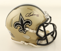Deonte Harris Signed Saints Speed Mini Helmet (Beckett) at PristineAuction.com