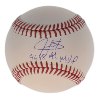 Juan Gonzalez Signed OML Baseball Inscribed "96, 98 AL M.V.P" (Schwartz) at PristineAuction.com