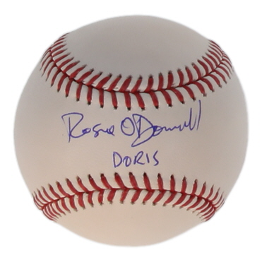 Rosie O'Donnell Signed OML Baseball Inscribed "Doris" (Schwartz) at PristineAuction.com Rosie O'Donnell Signed OML Baseball Inscribed "Doris" (Schwartz) at PristineAuction.com