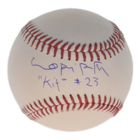 Lori Petty Signed OML Baseball Inscribed "'Kit' #23" (Schwartz) at PristineAuction.com