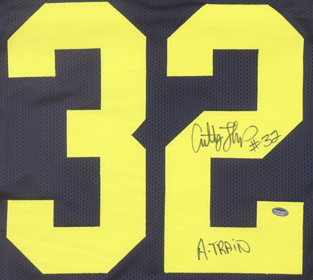 Anthony Thomas Signed Jersey Inscribed "A-Train" (Schwartz) at PristineAuction.com Anthony Thomas Signed Jersey Inscribed "A-Train" (Schwartz) at PristineAuction.com