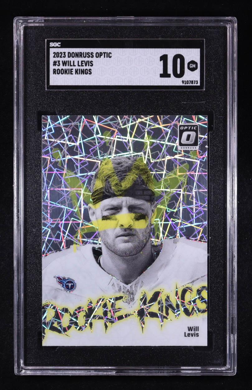 Will Levis 2023 Panini Donruss Optic Rookie Kings #3 RC (SGC 10) at PristineAuction.com Will Levis 2023 Panini Donruss Optic Rookie Kings #3 RC (SGC 10) at PristineAuction.com