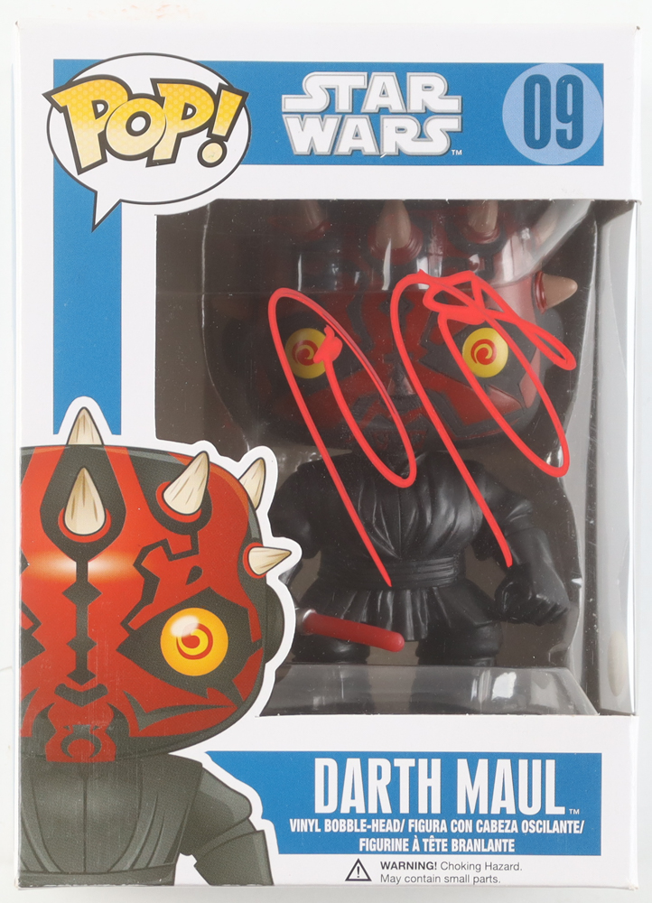 Ray Park Signed "Star Wars" #09 Darth Maul Funko Pop! Vinyl Figure (Beckett) at PristineAuction.com Ray Park Signed "Star Wars" #09 Darth Maul Funko Pop! Vinyl Figure (Beckett) at PristineAuction.com