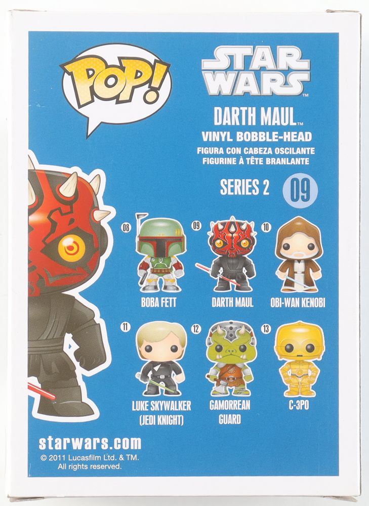 Ray Park Signed "Star Wars" #09 Darth Maul Funko Pop! Vinyl Figure (Beckett) at PristineAuction.com Ray Park Signed "Star Wars" #09 Darth Maul Funko Pop! Vinyl Figure (Beckett) at PristineAuction.com