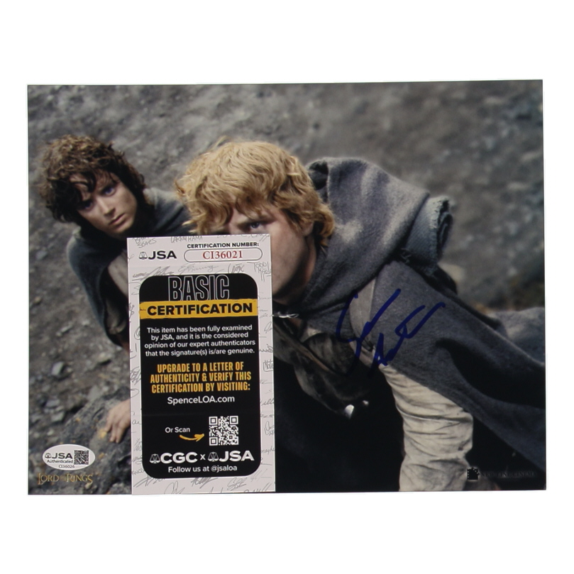 Sean Astin Signed "Lord of the Rings " 8x10 Photo (JSA) at PristineAuction.com Sean Astin Signed "Lord of the Rings " 8x10 Photo (JSA) at PristineAuction.com
