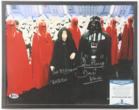 David Prowse & Ian Abercrombie Signed "Star Wars" Custom Framed Photo Display Inscribed "Darth Vader" & "Emperor" (Beckett) at PristineAuction.com
