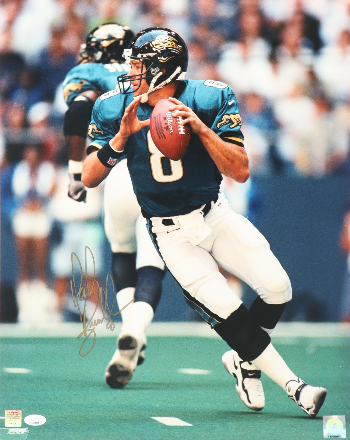 Mark Brunell Signed Jaguars 16x20 Photo (JSA & NSD) at PristineAuction.com Mark Brunell Signed Jaguars 16x20 Photo (JSA & NSD) at PristineAuction.com