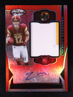 Luke McCaffrey 2024 Panini Certified Freshman Fabric Auto #FMS-LMY RC #057/199 at PristineAuction.com