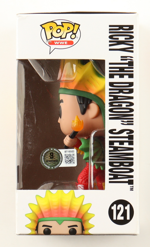 Ricky "The Dragon" Steamboat Signed WWE #121 Funko Pop! Vinyl Figure (Beckett) at PristineAuction.com Ricky "The Dragon" Steamboat Signed WWE #121 Funko Pop! Vinyl Figure (Beckett) at PristineAuction.com