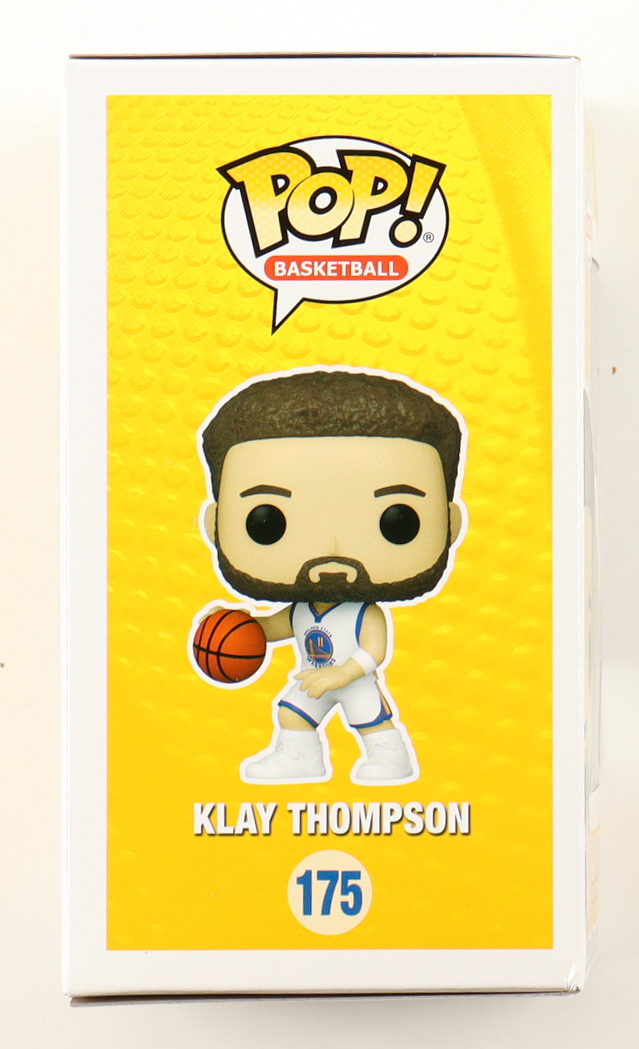 Klay Thompson Signed "Golden State Warriors" #175 Funko Pop! Vinyl Figure (Beckett) at PristineAuction.com Klay Thompson Signed "Golden State Warriors" #175 Funko Pop! Vinyl Figure (Beckett) at PristineAuction.com
