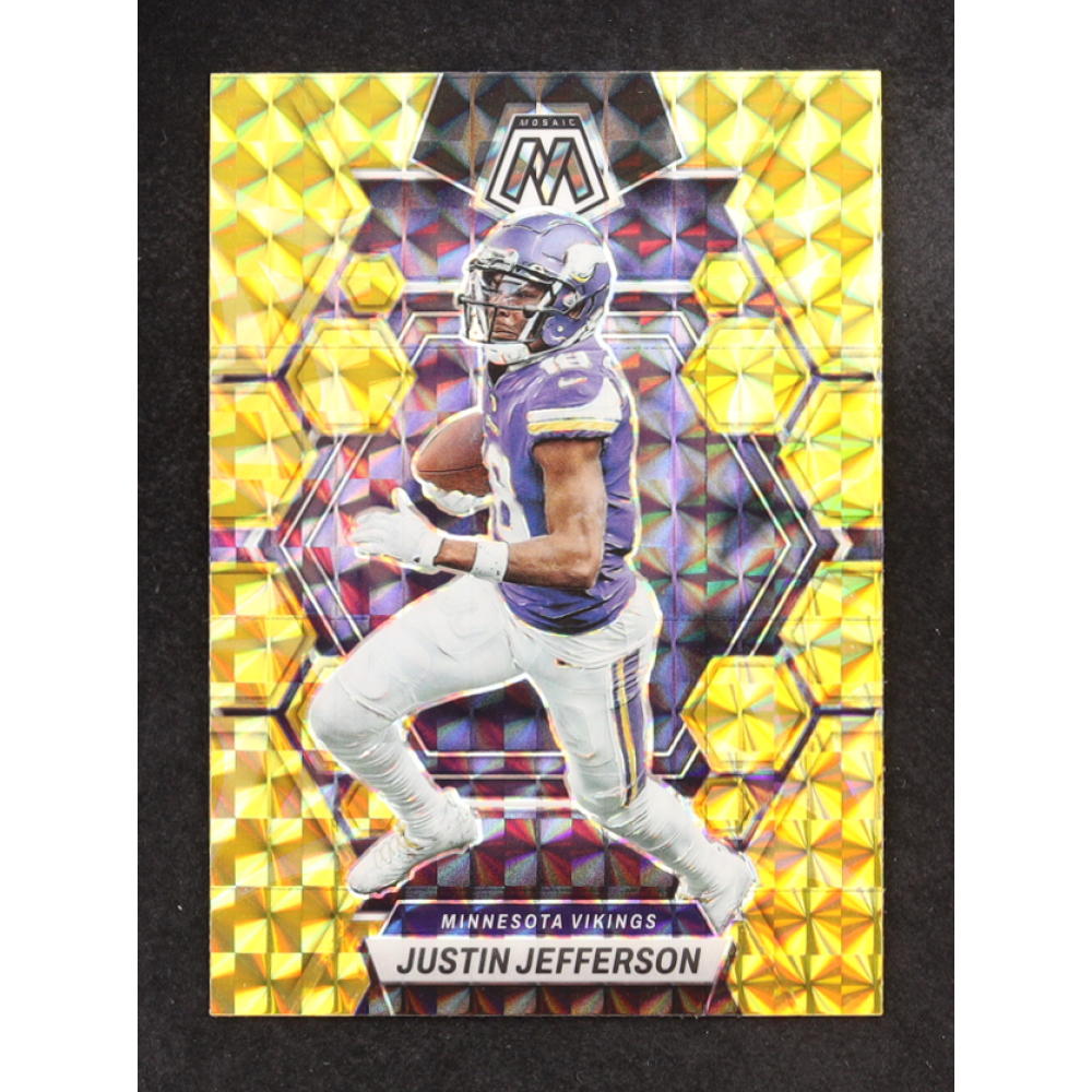 Justin Jefferson 2023 Panini Select Mosaic #152 at PristineAuction.com