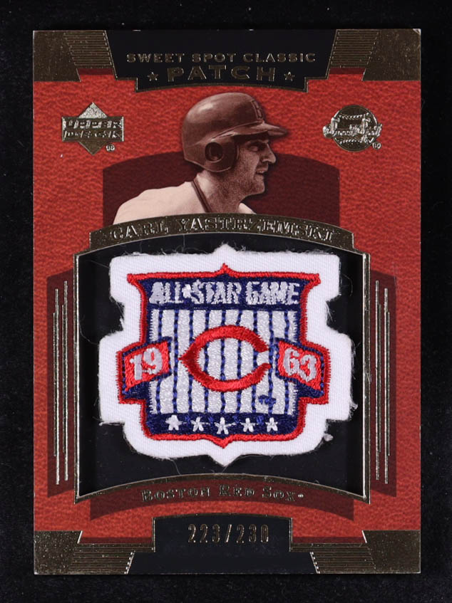 Carl Yastrzemski 2004 Sweet Spot Classic Patch #SSPYA / '63 AS #223/230 at PristineAuction.com Carl Yastrzemski 2004 Sweet Spot Classic Patch #SSPYA / '63 AS #223/230 at PristineAuction.com