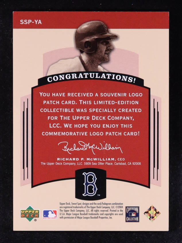 Carl Yastrzemski 2004 Sweet Spot Classic Patch #SSPYA / '63 AS #223/230 at PristineAuction.com Carl Yastrzemski 2004 Sweet Spot Classic Patch #SSPYA / '63 AS #223/230 at PristineAuction.com