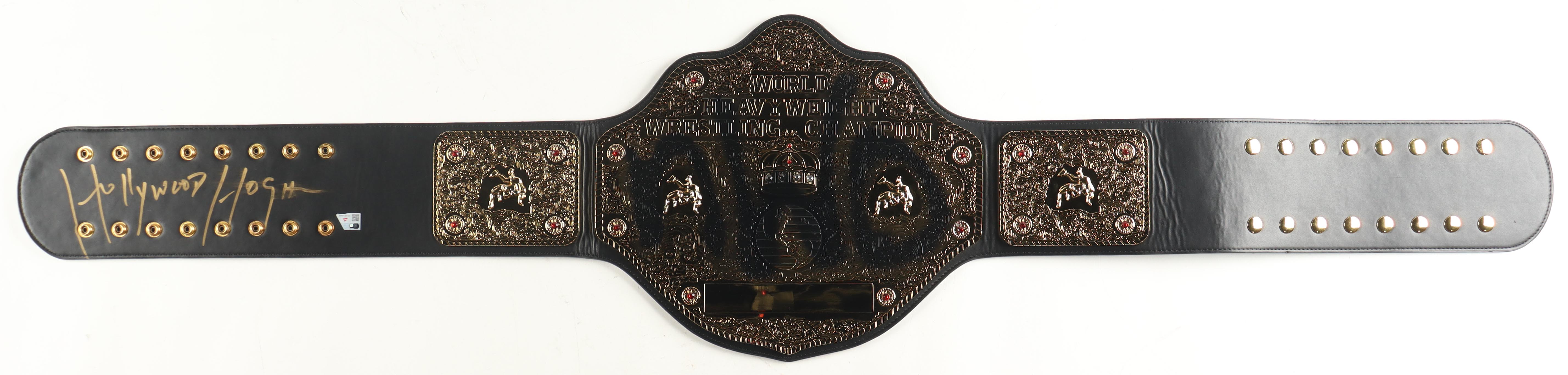 "Hollywood" Hulk Hogan Signed WWE Full-Size "NWO" World Heavyweight Championship Belt (Fanatics) at PristineAuction.com "Hollywood" Hulk Hogan Signed WWE Full-Size "NWO" World Heavyweight Championship Belt (Fanatics) at PristineAuction.com