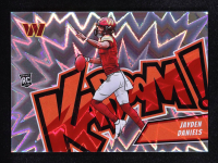 Jayden Daniels 2024 Absolute Kaboom Horizontal #7 RC at PristineAuction.com