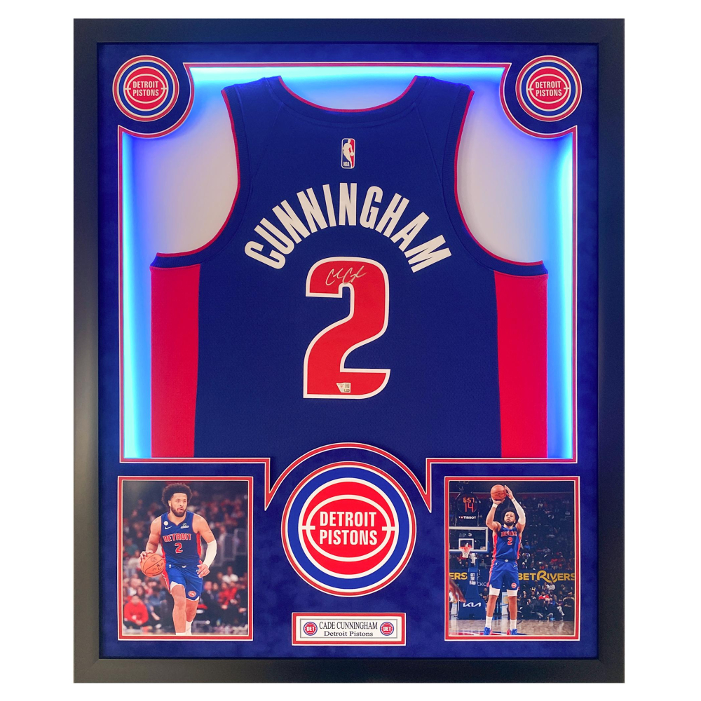 cade cunningham in pistons jersey