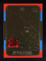 Michael Jordan 1997 Fleer Basketball Texture Red/Blue Border 6 Time Champions 23Kt Gold Card #NNO at PristineAuction.com