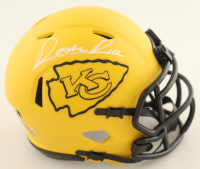 Rashee Rice Signed Chiefs Rave Alternate Speed Mini Helmet (Beckett) at PristineAuction.com