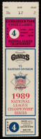 1989 Giants NLCS Game 4 Game Ticket at PristineAuction.com