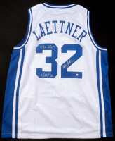 Christian Laettner Signed Jersey Inscribed "The Shot 3/28/32" (Schwartz) at PristineAuction.com