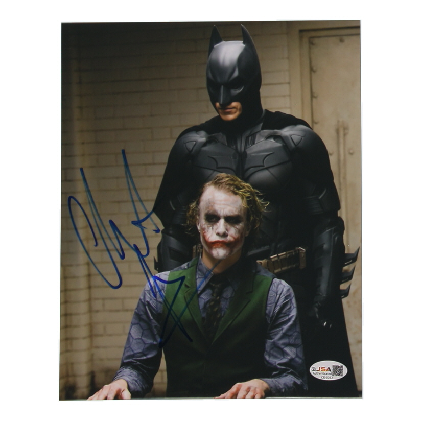 Christian Bale Signed "The Dark Knight" 8x10 Photo (JSA) at PristineAuction.com Christian Bale Signed "The Dark Knight" 8x10 Photo (JSA) at PristineAuction.com