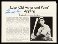 Luke Appling Signed White Sox News Article Cutout (Beckett) at PristineAuction.com
