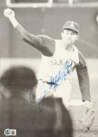 Jim Hunter Signed Athletics 9x12 Photo (Beckett) at PristineAuction.com