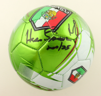 Hugo Sanchez Signed Team Mexico Soccer Ball with Inscription (JSA) at PristineAuction.com