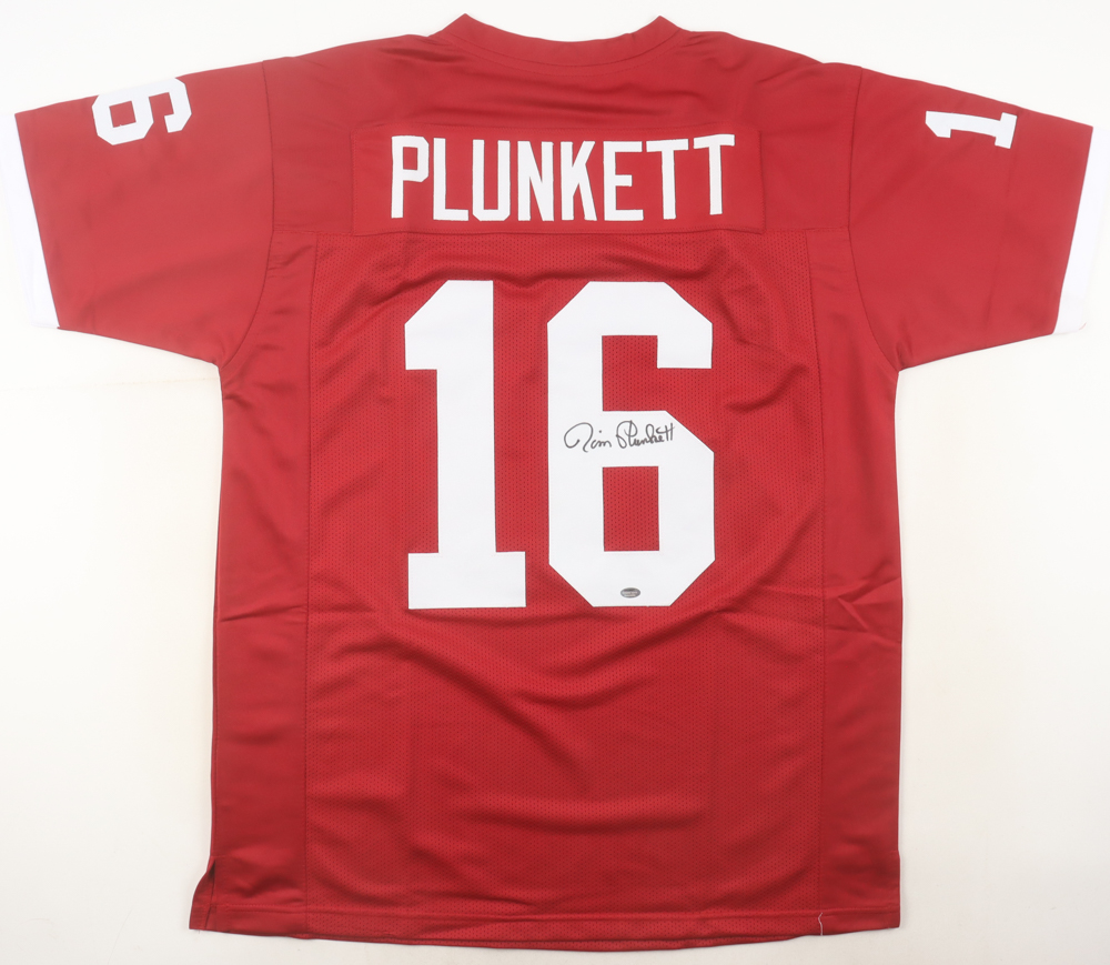 Jim Plunkett Signed Jersey (Schwartz) at PristineAuction.com Jim Plunkett Signed Jersey (Schwartz) at PristineAuction.com