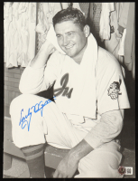 Early Winn Signed Indians 9x12 Photo (Beckett) at PristineAuction.com