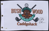 Chevy Chase Signed "Caddyshack" Bushwood Country Club Pin Flag (JSA) at PristineAuction.com