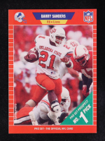Barry Sanders 1989 Pro Set #494 RC at PristineAuction.com