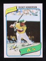 Rickey Henderson 1980 Topps #482 RC at PristineAuction.com