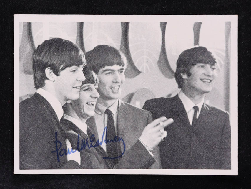 Paul McCartney 1964 Topps The Beatles Black and White #61 at PristineAuction.com Paul McCartney 1964 Topps The Beatles Black and White #61 at PristineAuction.com