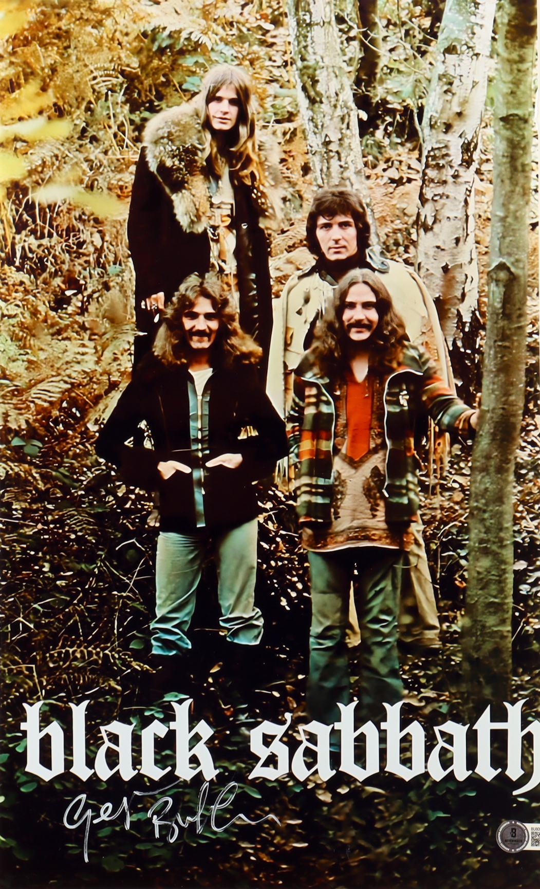 Geezer Butler Signed 10.5x17 Photo (Beckett) at PristineAuction.com Geezer Butler Signed 10.5x17 Photo (Beckett) at PristineAuction.com