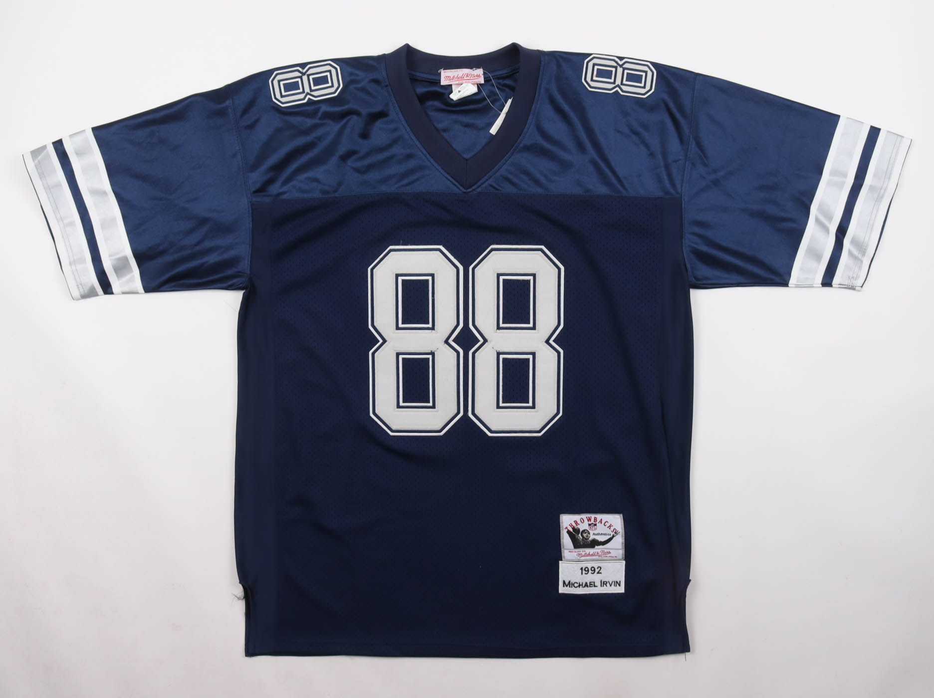 Michael Irvin Signed Cowboys Mitchell & Ness Authentic Jersey Inscribed "HOF 07" (JSA) at PristineAuction.com Michael Irvin Signed Cowboys Mitchell & Ness Authentic Jersey Inscribed "HOF 07" (JSA) at PristineAuction.com