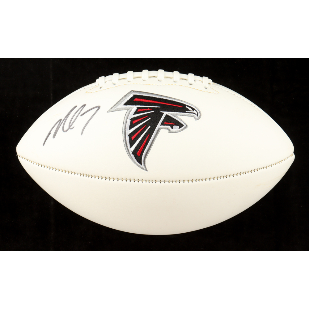 Michael Vick Signed Falcons Logo Football (JSA) at PristineAuction.com